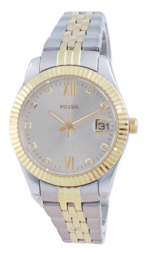 Fossil Scarlette 미니 다이아몬드 악센트 쿼츠 ES4949 여성용 시계