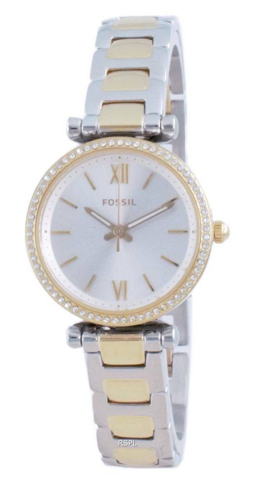 Fossil Carlie 미니 다이아몬드 악센트 쿼츠 ES4955 여성용 시계