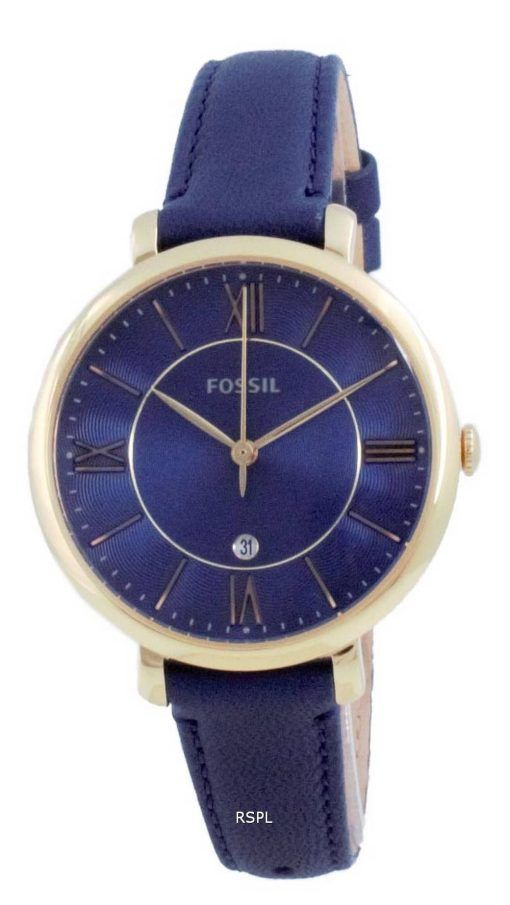 화석 재클린 블루 다이얼 아날로그 쿼츠 ES5023 여성용 시계