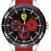 페라리 Scuderia Redrev T 실리콘 밴드 쿼츠 0830586 남성용 시계