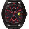 페라리 Scuderia Forza 블랙 다이얼 쿼츠 0830636 남성용 시계