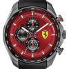 페라리 Scuderia Speedracer 크로노그래프 Red 다이얼 스테인리스 스틸 쿼츠 0830650 남성용 시계
