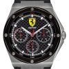 페라리 Scuderia Aspire Black 다이얼 실리콘 밴드 쿼츠 0830694 남성용 시계