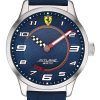 페라리 Scuderia Pitlane Blue 다이얼 Silicon Band 쿼츠 0860015 Unisex 시계