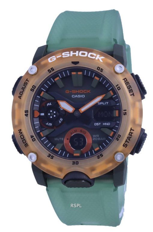카시오 G-Shock 스페셜 컬러 아날로그 디지털 GA-2000HC-3A GA2000HC-3 200M 남성용 시계
