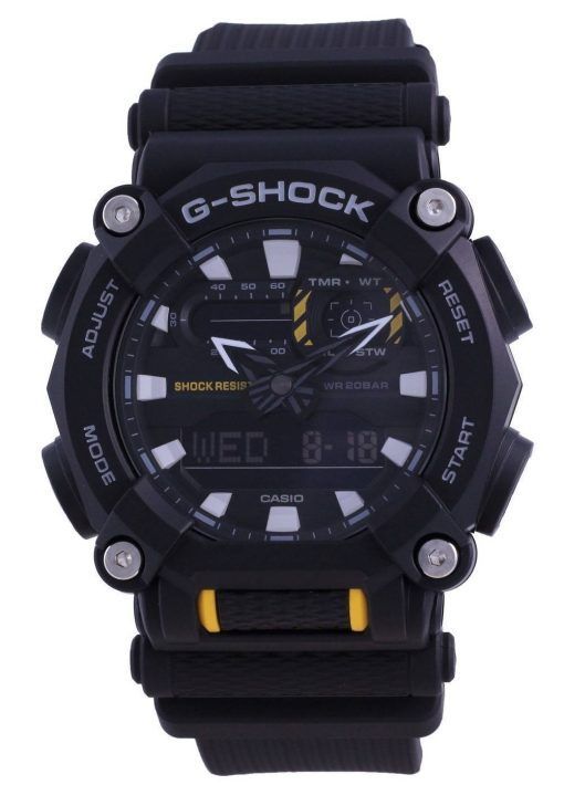 카시오 G-Shock 블랙 다이얼 아날로그 디지털 GA-900-1A GA900-1 200M 남성용 시계