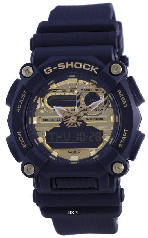 카시오 G-Shock 표준 아날로그 디지털 GA-900AG-1A GA900AG-1 200M 남성용 시계