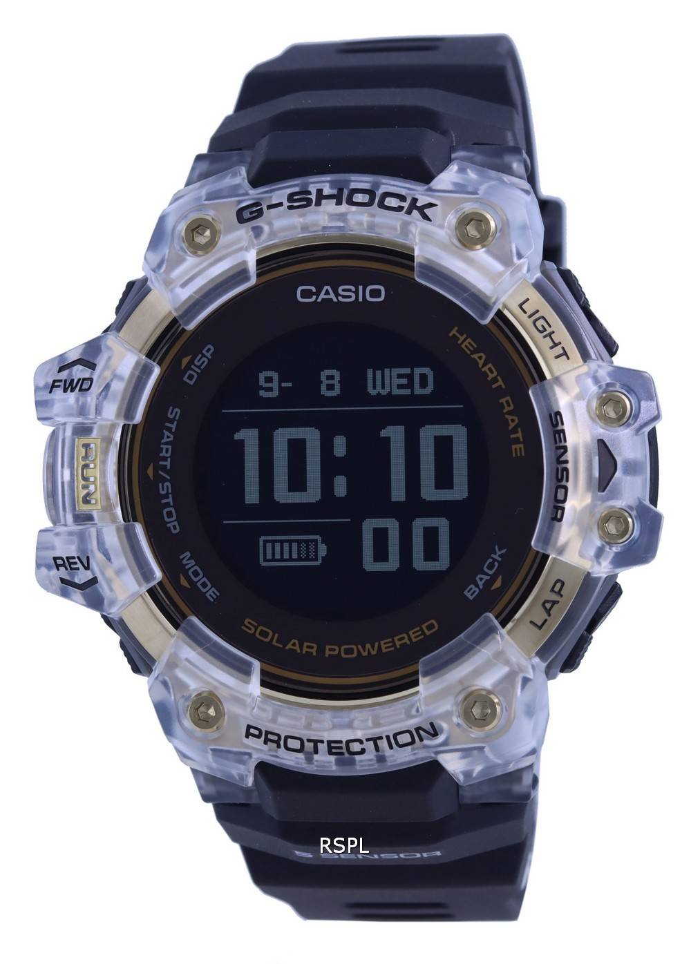 Casio G-Shock G-Squad 한정판 심박수 모니터 디지털 GBD-H1000-1A9 GBDH1000-1 200M 스마트 스포츠 시계