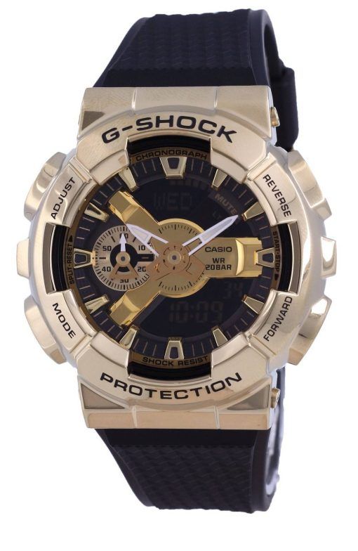 카시오 G-Shock 아날로그 디지털 메탈 커버 GM-110G-1A9 GM110G-1 200M 남성용 시계