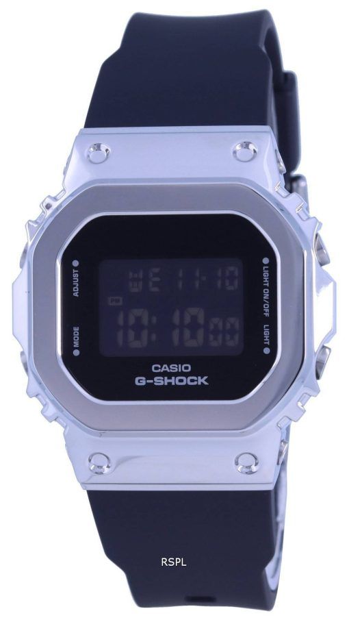 카시오 G-Shock 디지털 수지 스트랩 GM-S5600-1 GMS5600-1 200M 여성용 시계
