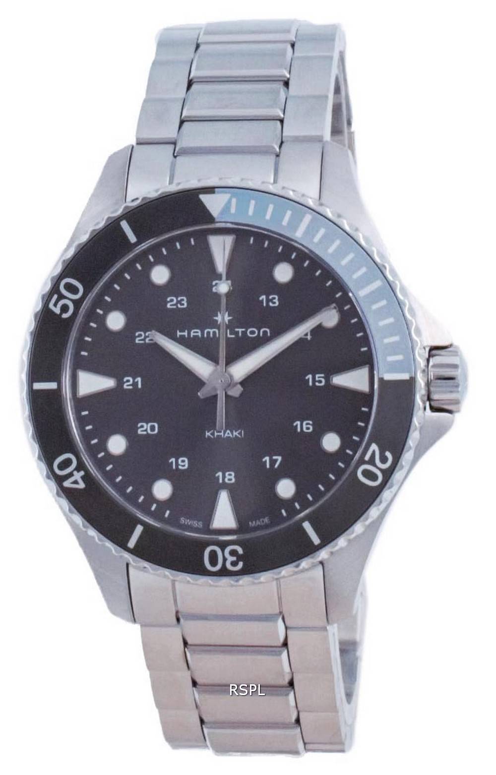 Hamilton Khaki Navy Scuba Quartz H82211181100M 남성용 시계