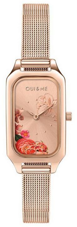 Oui &amp, Me Finette 로즈 골드 톤 스테인레스 스틸 쿼츠 ME010123 여성용 시계