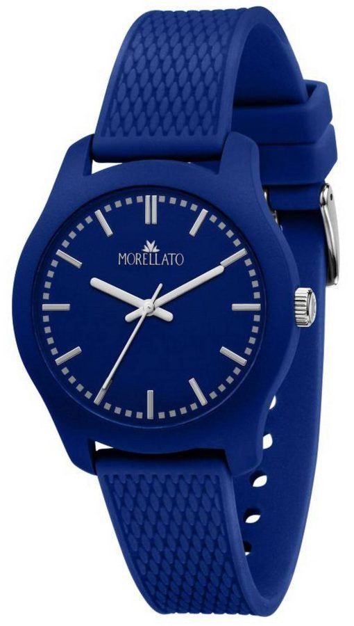 모렐라토 소프트 블루 다이얼 실리콘 스트랩 쿼츠 R0151163002 남성용 시계