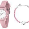 Morellato Soft White 다이얼 플라스틱 끈 Quartz R0151163516 With Gift Set Women&#39,s Watch