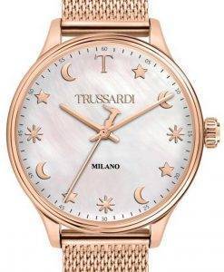 Trussardi T-Complicity 마더 오브 펄 다이얼 쿼츠 R2453130501 여성용 시계