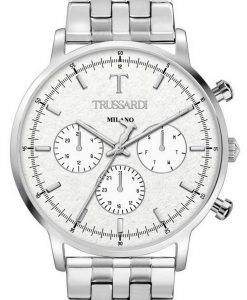 Trussardi T-Gentleman 은 다이얼 스테인레스 스틸 쿼츠 R2453135005 남성용 시계