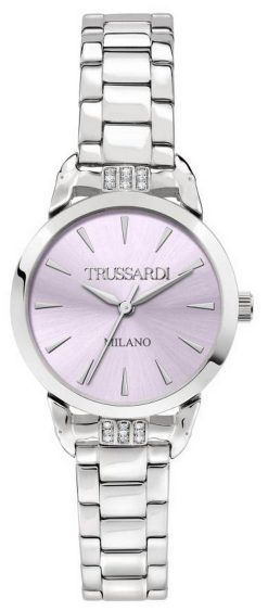 Trussardi T-Original Crystal Accents 스테인레스 스틸 쿼츠 R2453142507 여성용 시계