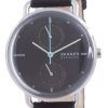 Skagen Horizont 그레이 다이얼 가죽 쿼츠 SKW2930 여성용 시계