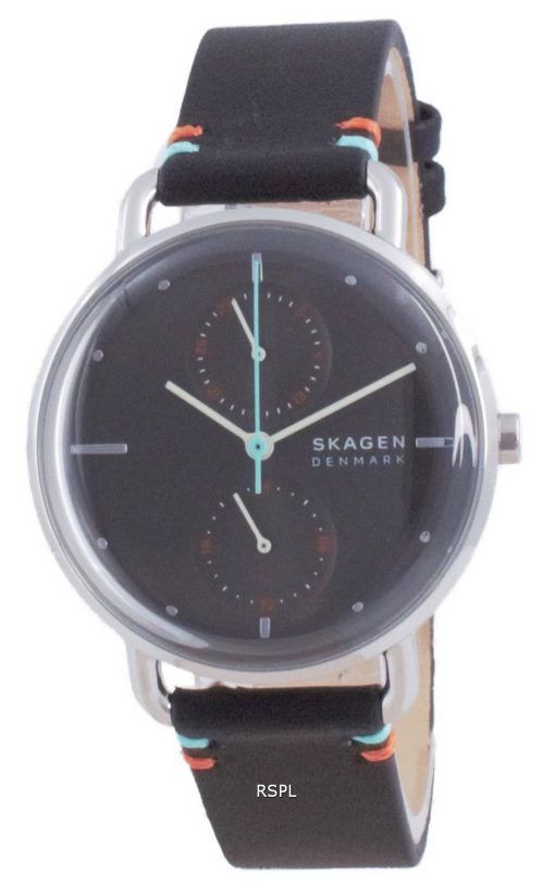 Skagen Horizont 그레이 다이얼 가죽 쿼츠 SKW2930 여성용 시계