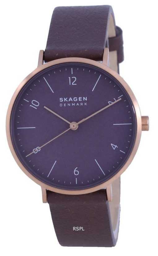 Skagen Aaren Naturals 브라운 다이얼 쿼츠 SKW2971 여성용 시계