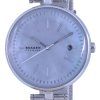 Skagen Karolina 마더 오브 펄 다이얼 스테인레스 스틸 Solar SKW2979 여성용 시계