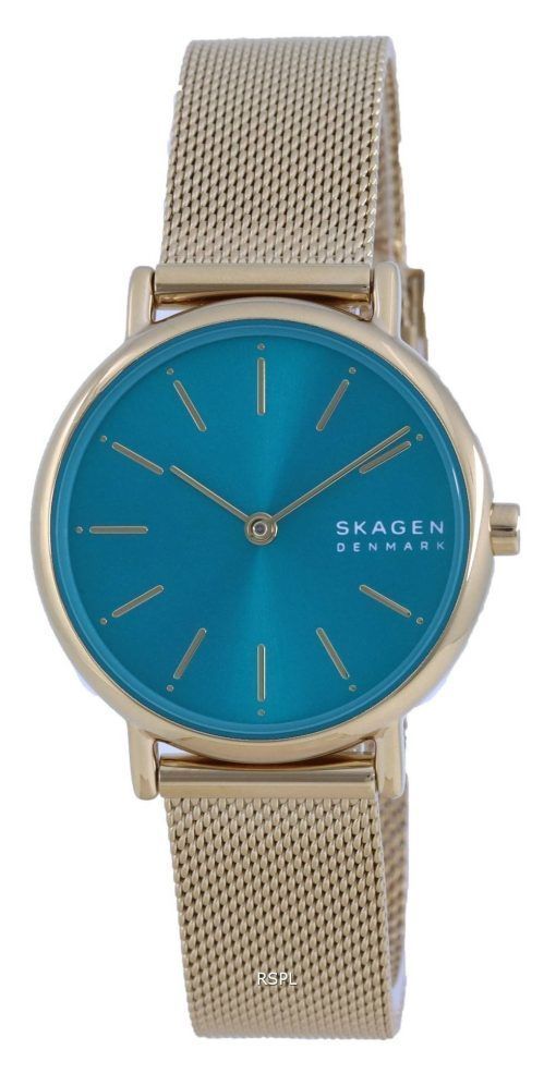 Skagen Signatur Lille Gold Tone 스테인레스 스틸 쿼츠 SKW2984 여성용 시계