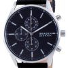 Skagen Holst 크로노 그래프 가죽 쿼츠 SKW6677 남성용 시계