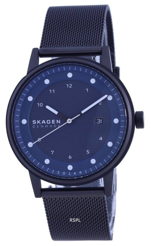 Skagen Henriksen 블루 다이얼 스테인레스 스틸 Solar SKW6742 남성용 시계