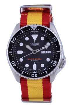 세이코 오토매틱 다이버&#39,s Japan Made Polyester SKX007J1-var-NATO29 200M 남성용 시계