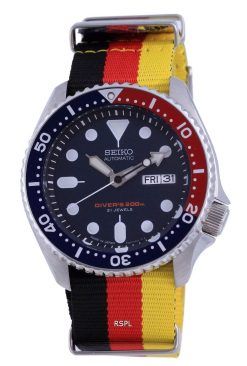 세이코 오토매틱 다이버&#39,s 폴리에스터 Japan Made SKX009J1-var-NATO26 200M 남성용 시계