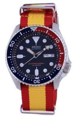 세이코 오토매틱 다이버&#39,s 폴리에스터 Japan Made SKX009J1-var-NATO29 200M 남성용 시계