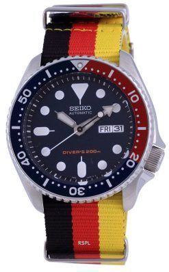 세이코 오토매틱 다이버&#39,s 폴리에스터 SKX009K1-var-NATO26 200M 남성용 시계