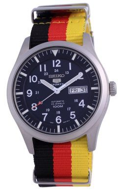 Seiko 5 스포츠 오토매틱 폴리에스터 SNZG11K1-var-NATO26 100M 남성용 시계