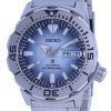 Seiko Prospex Save The Ocean Frost Monster Special Edition 오토매틱 다이버의 SRPG57 SRPG57J1 SRPG57J 200M 남성용 시계