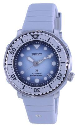 Seiko Prospex Save The Ocean Frost Special Edition 오토매틱 다이버의 SRPG59 SRPG59J1 SRPG59J 200M 남성용 시계