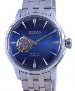 Seiko Presage Cocktail Time &quot,Blue Acapulco&quot, Open Heart 자동 SSA439 SSA439J1 SSA439J 남성용 시계