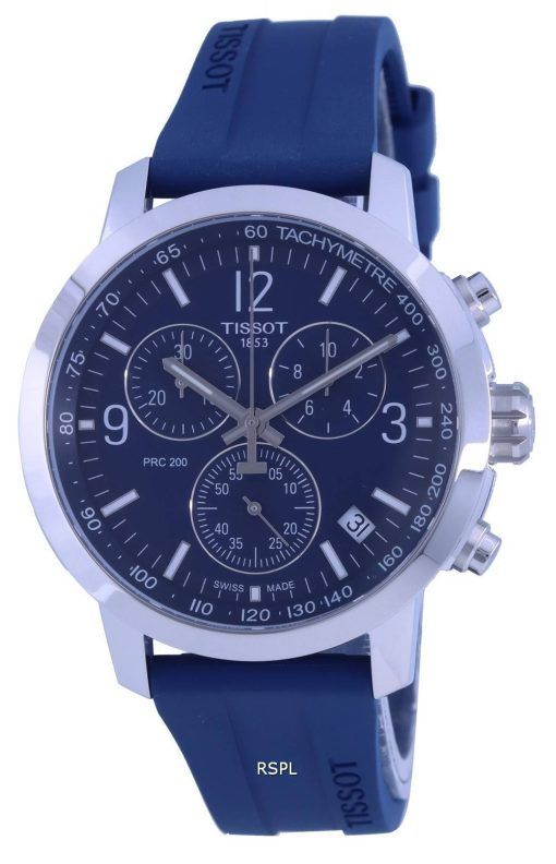 Tissot T-Sport PRC Tachymeter 쿼츠 다이버의 T114.417.17.047.00 T1144171704700 200M 남성용 시계