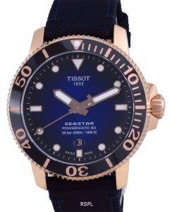 Tissot T-Sport Seaster 1000 Powermatic 80 다이버 오토매틱 T120.407.37.041.00 T1204073704100 300M 남성용 시계