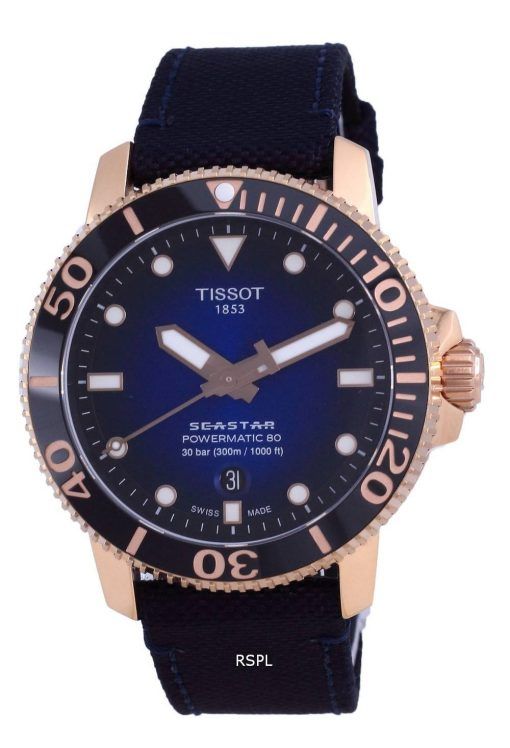 Tissot T-Sport Seaster 1000 Powermatic 80 다이버 오토매틱 T120.407.37.041.00 T1204073704100 300M 남성용 시계