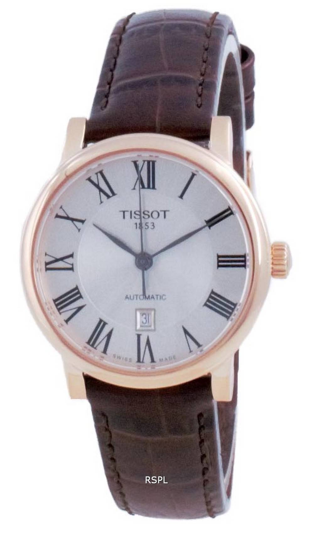 Tissot T-Classic Carson 오토매틱 T122.207.36.033.00 T1222073603300 여성용 시계