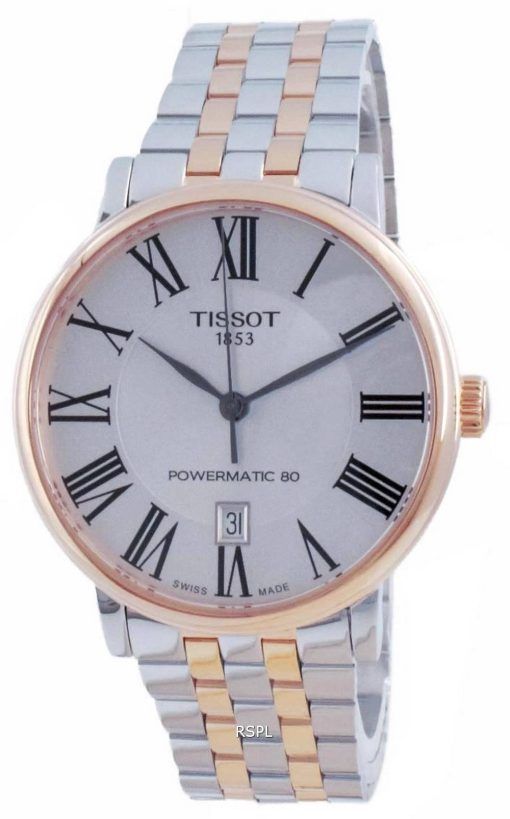 Tissot T- 클래식 카슨 프리미엄 파워 매틱 80 오토매틱 T122.407.22.033.00 T1224072203300 남성용 시계