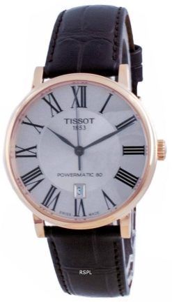 Tissot T- 클래식 카슨 프리미엄 파워 매틱 80 오토매틱 T122.407.36.033.00 T1224073603300 남성용 시계