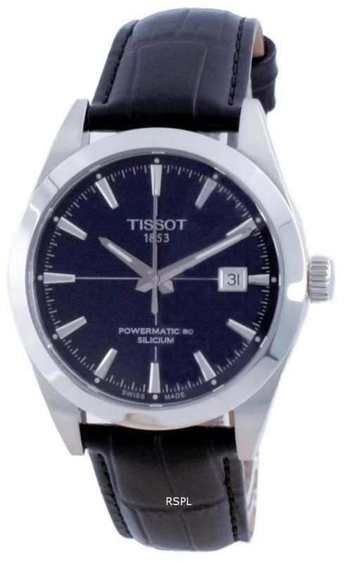 Tissot T-Classic Gentleman Powermatic 80 Silicium 오토매틱 T127.407.16.041.01 T1274071604101 100M 남성용 시계