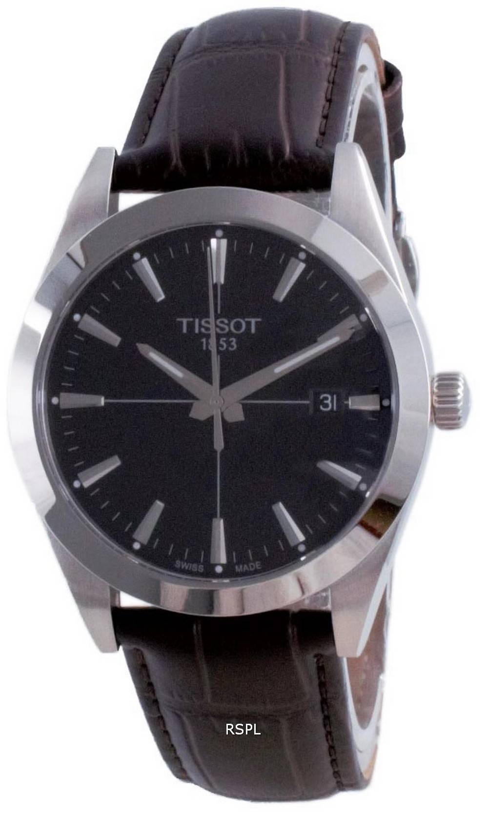Tissot T-Classic Gentleman 쿼츠 T127.410.16.051.01 T1274101605101100M 남성용 시계