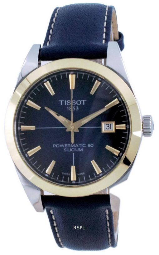 Tissot Gentleman Powermatic 80 Silicium 오토매틱 18K 골드 T927.407.46.041.01 T9274074604101 남성용 시계