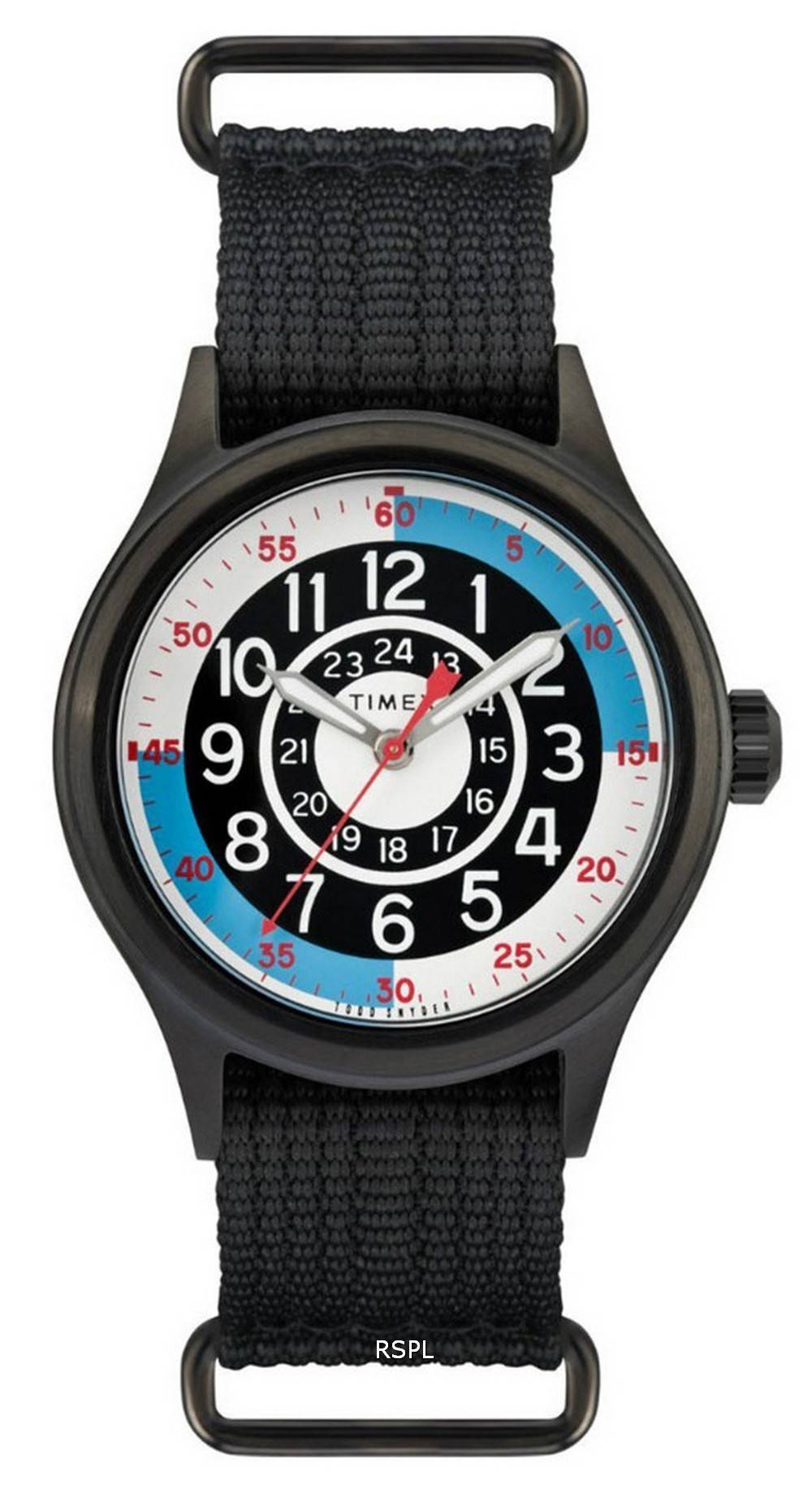 Timex Odd Snyder Blackjack Inspired Fabric Quartz TW2R56000 남성용 시계