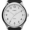 Timex Modern Easy Reader 화이트 다이얼 쿼츠 TW2T71800 남성용 시계