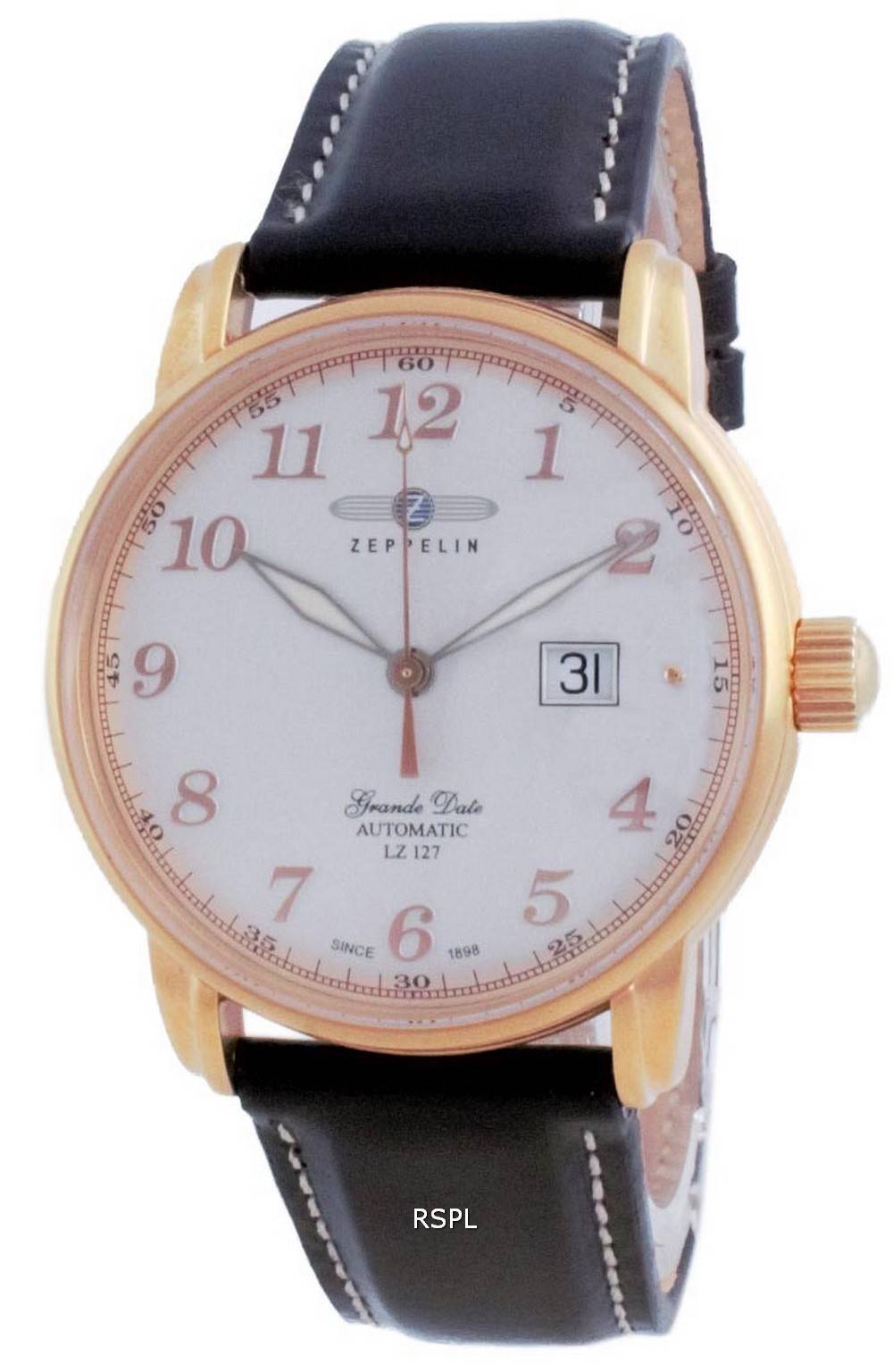 Zeppelin LZ127 Graf 실버 다이얼 오토매틱 7652-5 76525 남성용 시계 1 Zeppelin LZ127 Graf 실버 다이얼 오토매틱 7652-5 76525 남성용 시계