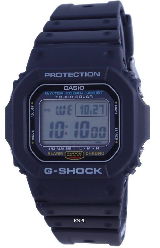 카시오 G-Shock Origin 디지털 수지 스트랩 G-5600UE-1 G5600UE-1 200M 남성용 시계