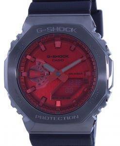 Casio G-Shock World Time 아날로그 디지털 메탈 커버 GM-2100B-4A GM2100B-4 200M 여성용 시계